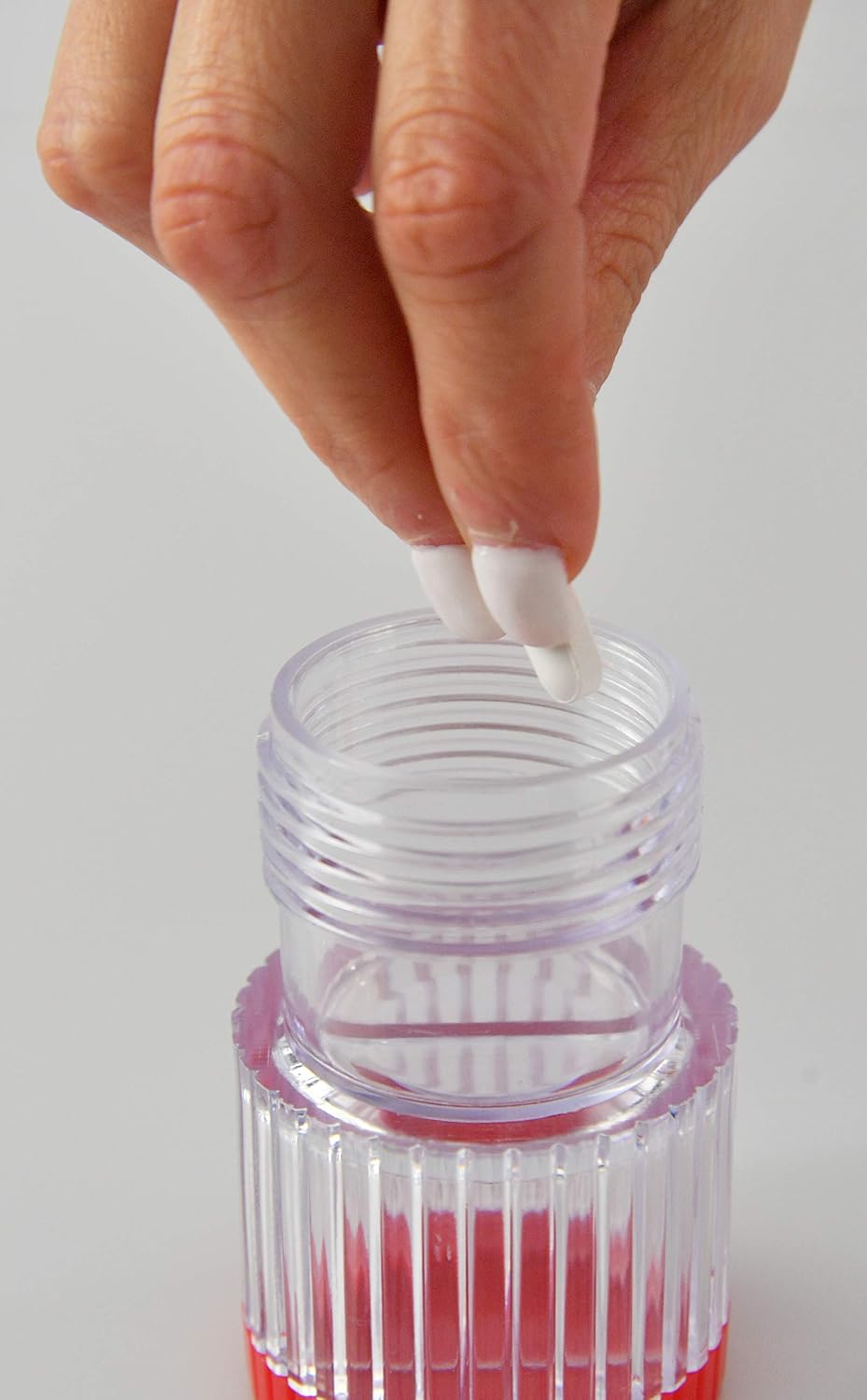 HOME-X Pill Crusher Storage Container, Medication Pulverizer, Medical Accessories