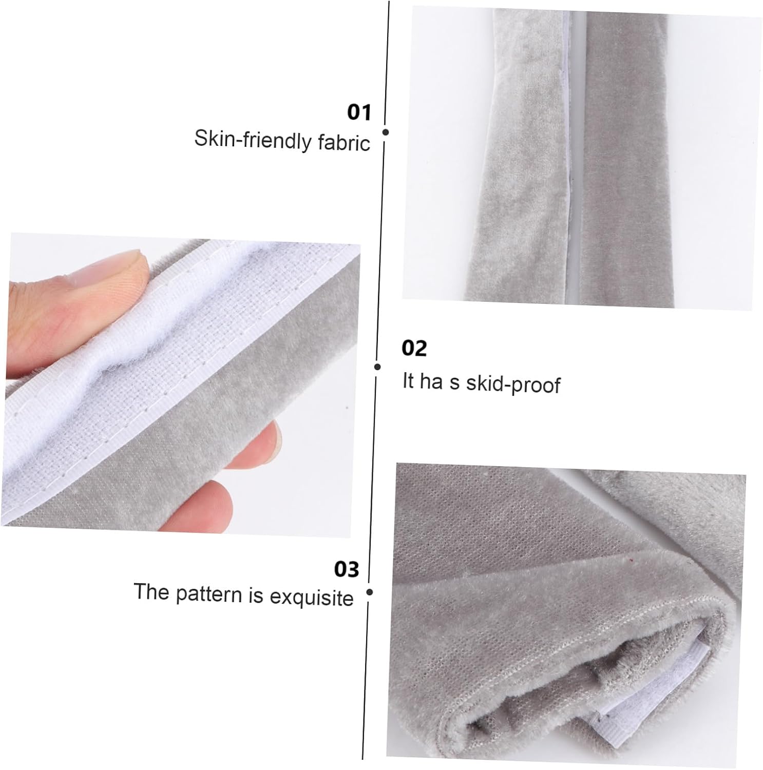 VOSAREA Non Slip Refrigerator Handle Cover Gray Door Protector Sleeve for Fridge and Freezer Skid Oil Resistant Appliance Handle Sleeve Easy to Install and Remove Comfortable Winter Use