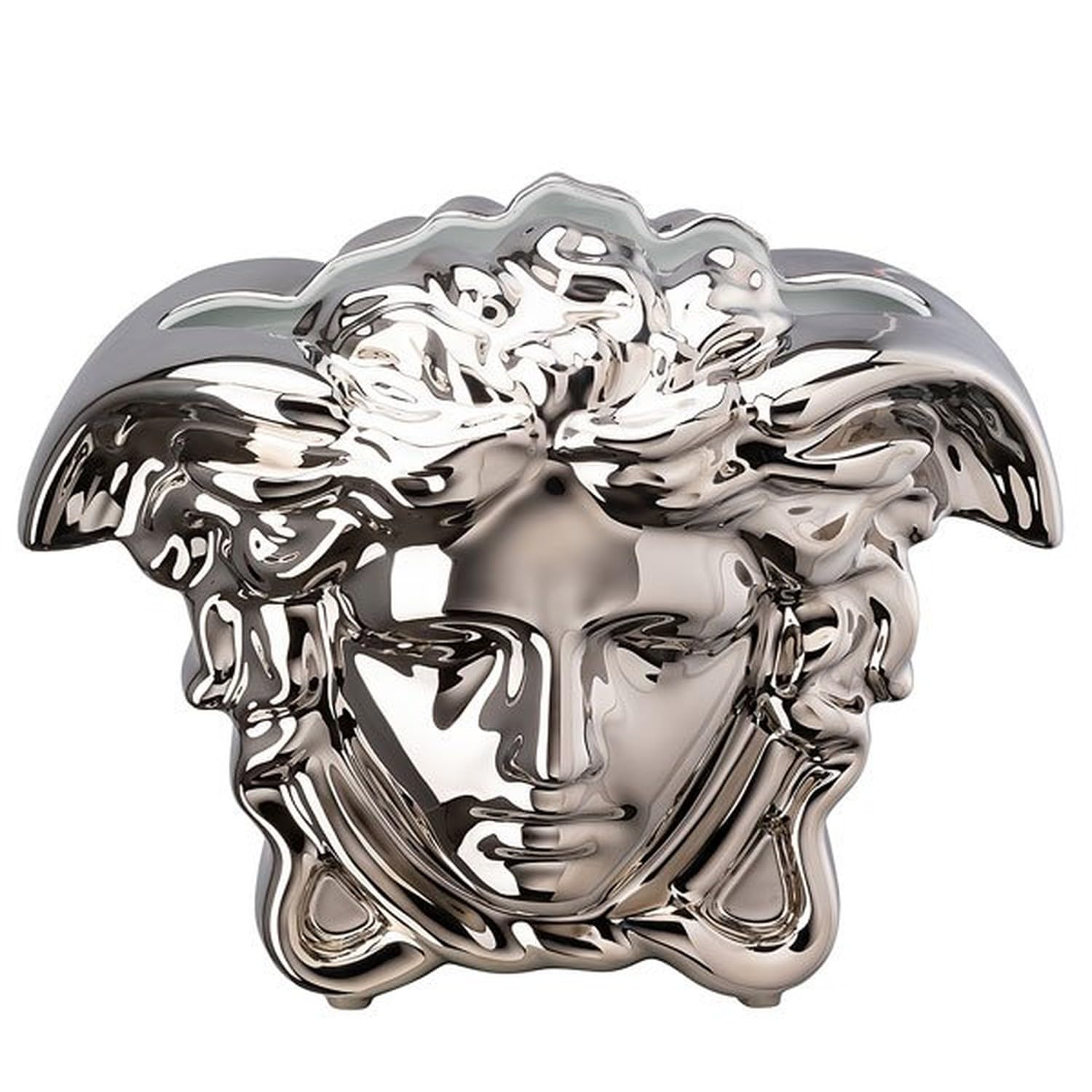 Versace Vase 21 cm Medusa Silver 21 cm h 25 cm Large