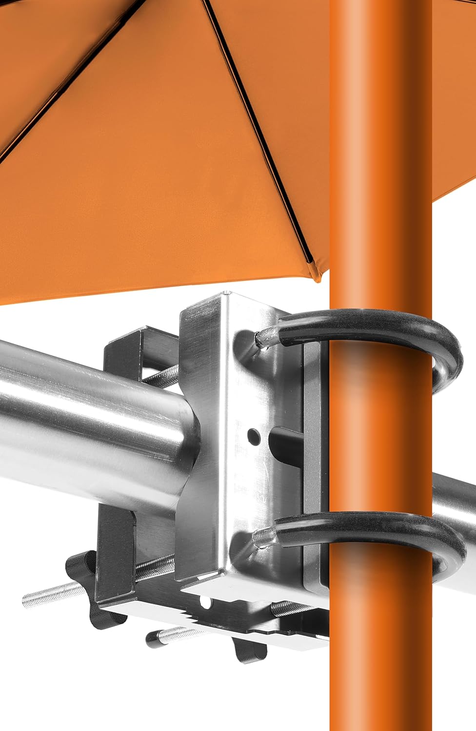 4happy Sonnenschirmhalter Für Balkongeländer - Edelstahl Halterung