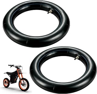 2Pcs 3.00/3.50-12 Thickened Rear Inner Tube with Standard Valve Stem | Compatible with Tuttio Soleil01/Tutti Tutto Soleil 01/Yozma IN10 Electric Dirt Bike Motorcycle, Rubber Rear Tire Replacement