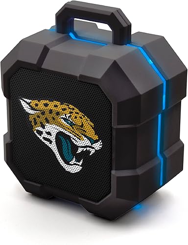 Miniatura 12 de SOAR NFL Shockbox - Altavoz Bluetooth inalámbrico LED, resistente al agua, IPX4, 5.0 Bluetooth con más de 5 horas de tiempo de reproducción, pequeño