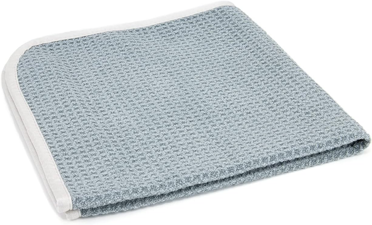 [No Streak Freak] Microfiber Window and Mirror Waffle Towel (16"x16") Gray - 10 Pack