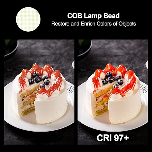 Miniatura 2 de GVM - Estudio de luz LED de 300 W kit de iluminación continua para grabación de películas de YouTube con soporte Bowens foco para fotografía con