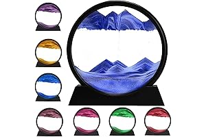 rynswsu 3D Dynamic Sand Art Picture: Immerse Yourself in Tranquility with Moving Sand Decor