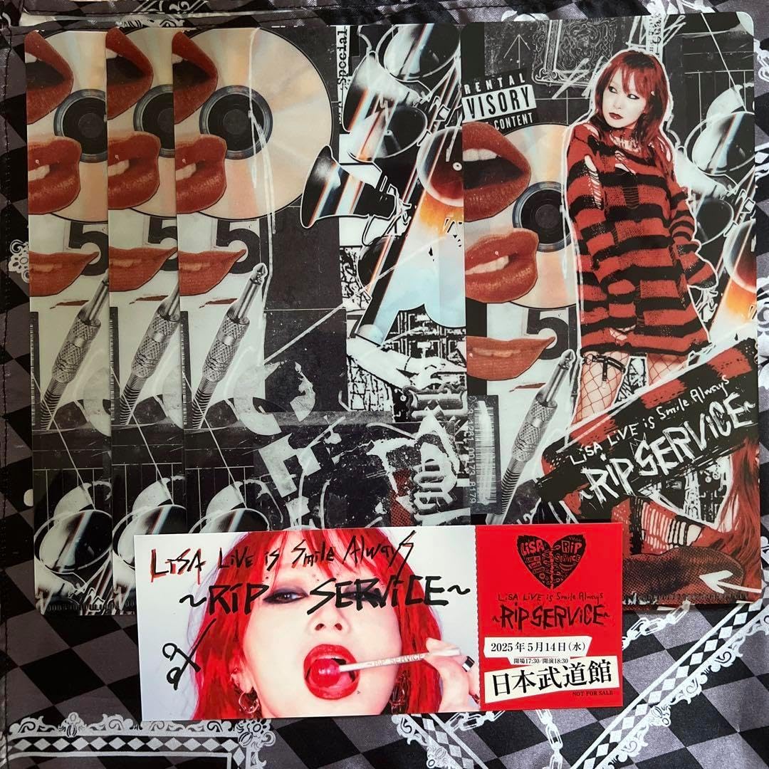 LiSA 武道館グッズ　ボディバッグ LiSA 武道館 Rip SERViCE I LiSA 武道館グッズ ボディバッグ LiSA LiVE