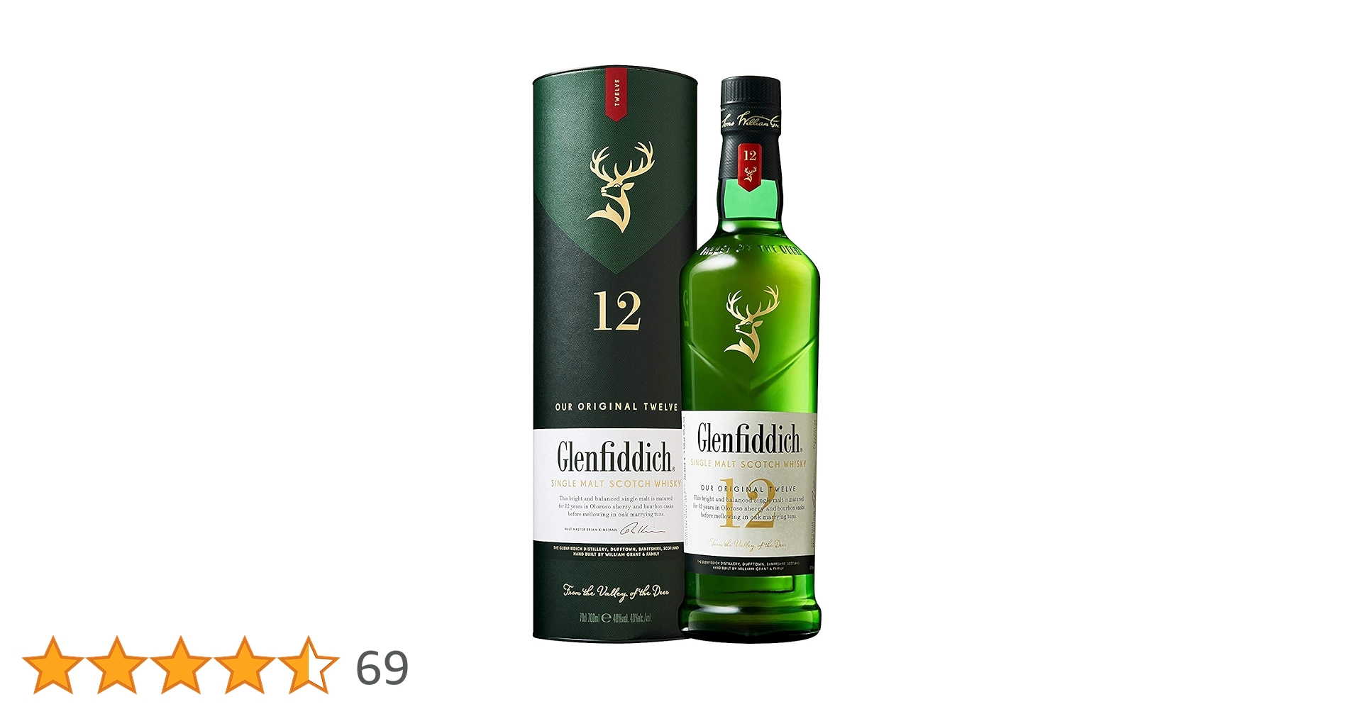 Amazon.co.jp: グレンフィディック12年 700ml 40% [並行輸入品