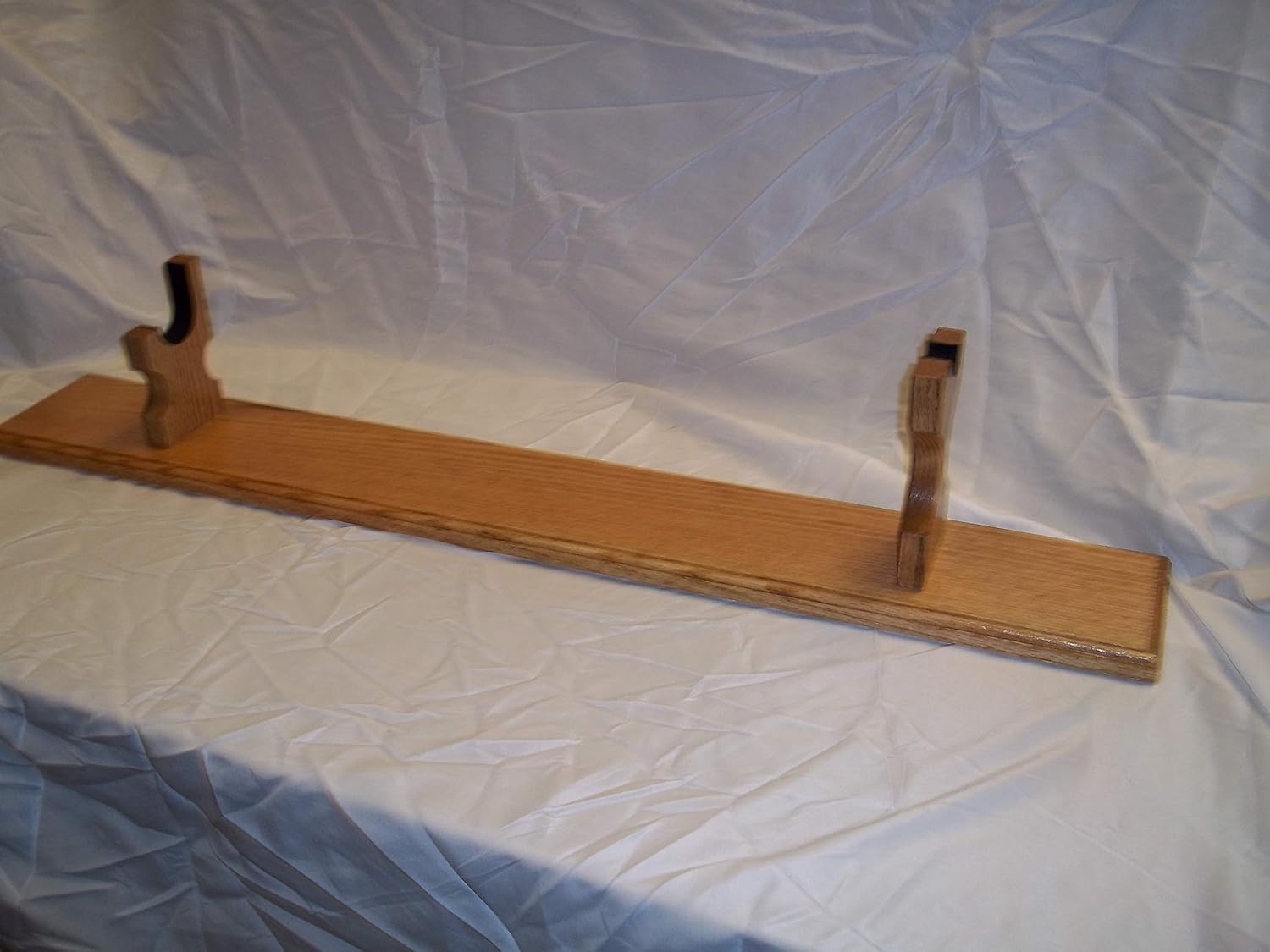 Handmade Beauty Mantle Style Display Rack for 30-30 or Rifles ~ Golden Oak Finish