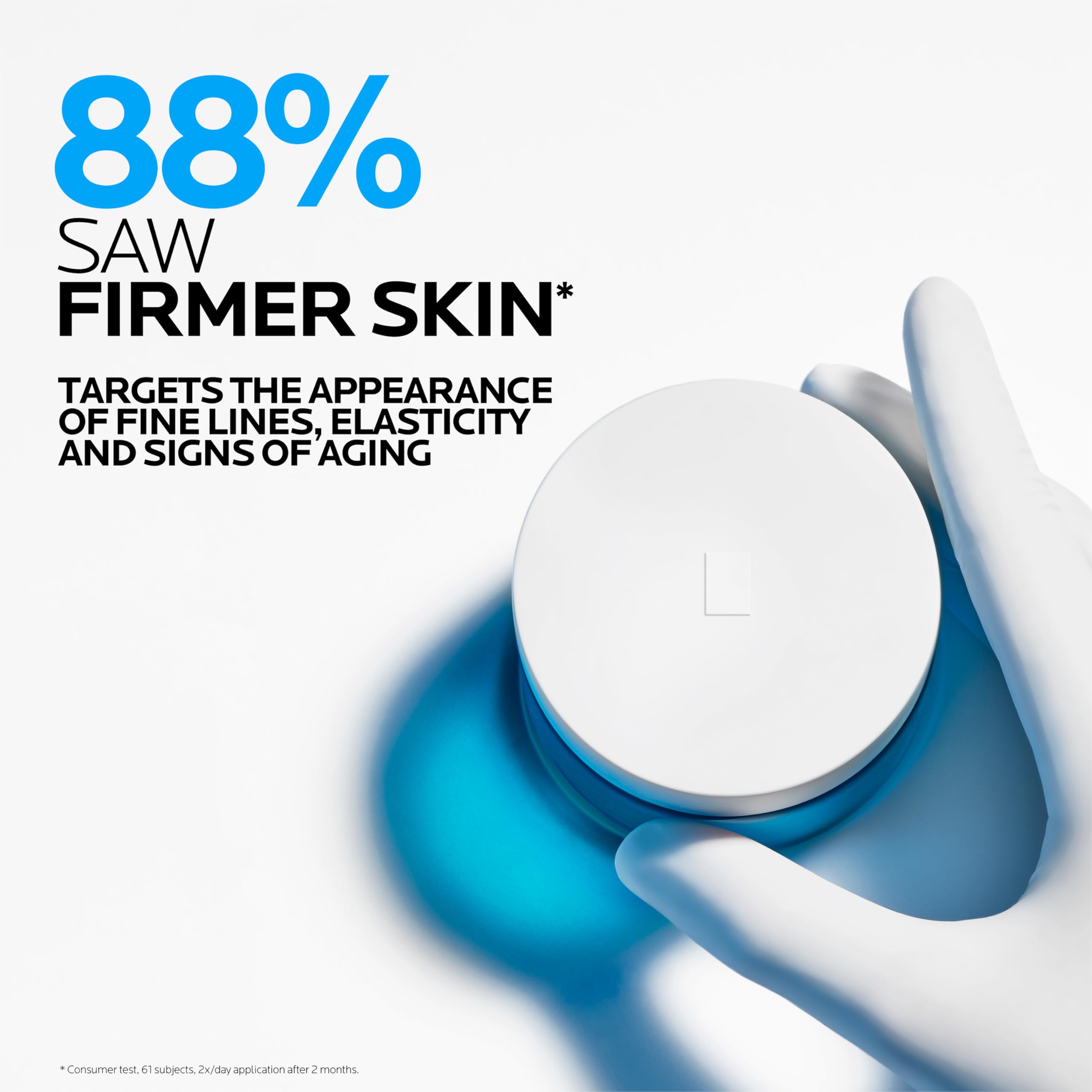 La Roche-Posay Hyalu B5, Crema Anti-Rughe Rassodante, Azione Levigante e Rimpolpante, Rughe e Linee Sottili Ridotte, Con 3 Tipi di Acido Ialuronico e Vitamina B5, 50 ml