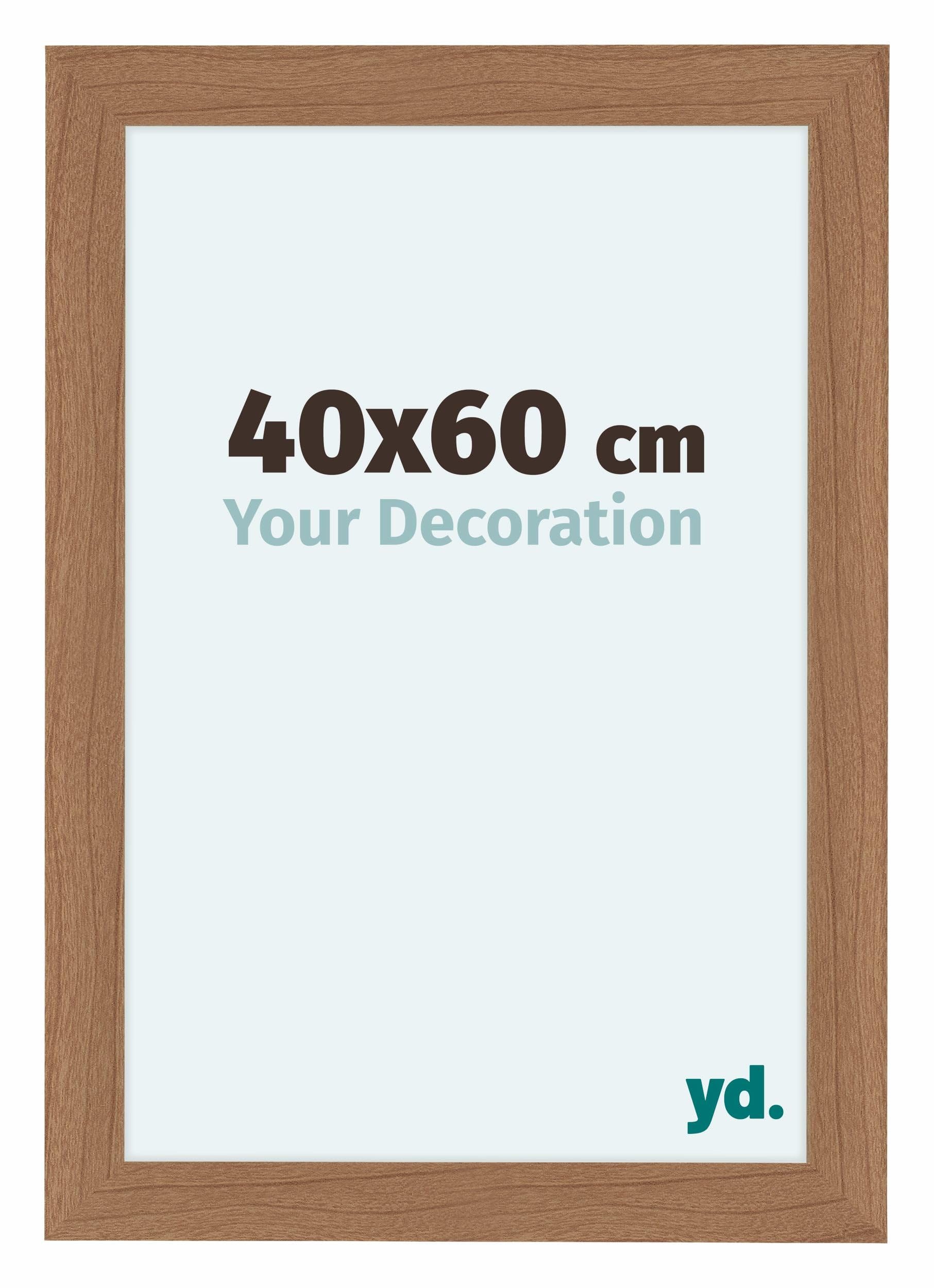 Your Decoration - Picture Frame 40x60 cm - Walnut Light - Decorative Wall Frame in MDF with Antireflection - Frame 40x60 - Como — image 1
