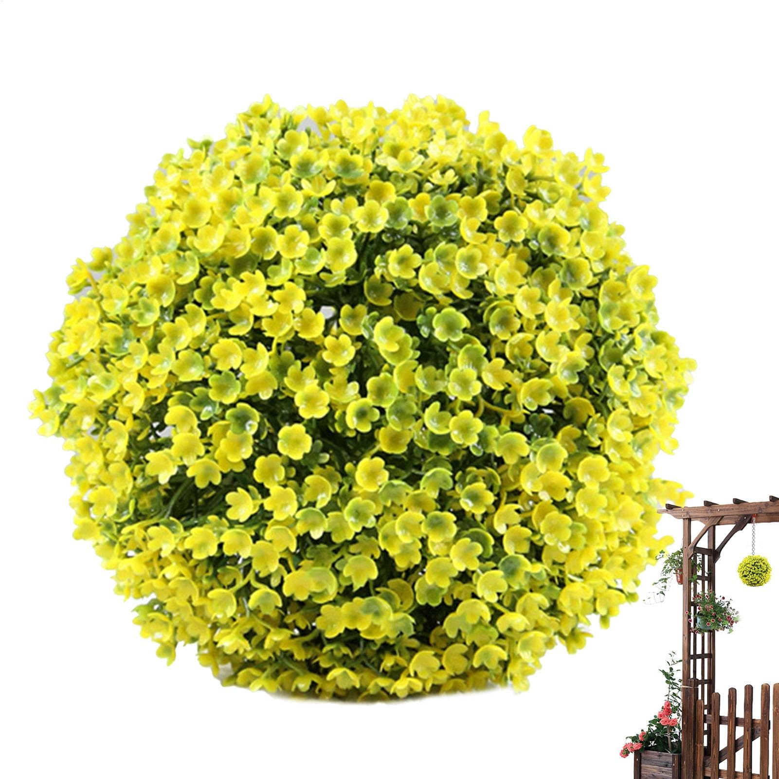 Boule topiaire de buis boules décoratives vives pour jardin extérieur