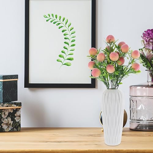 Miniatura 4 de VOSAREA Ramo artificial de 2 piezas para decoración del hogar, ramas artificiales, arreglos florales, floreros, decoración del hogar, decoración del