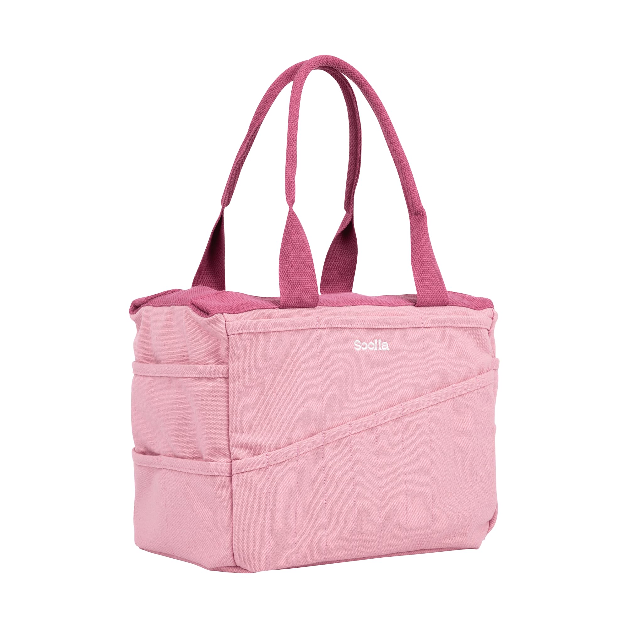Soolla Studio Art Supply Organizador de almacenamiento y bolsa de herramientas de cerámica: bolsa de manualidades lavable, almacenamiento de hilo de tejer, portador de proyectos de ganchillo, 30