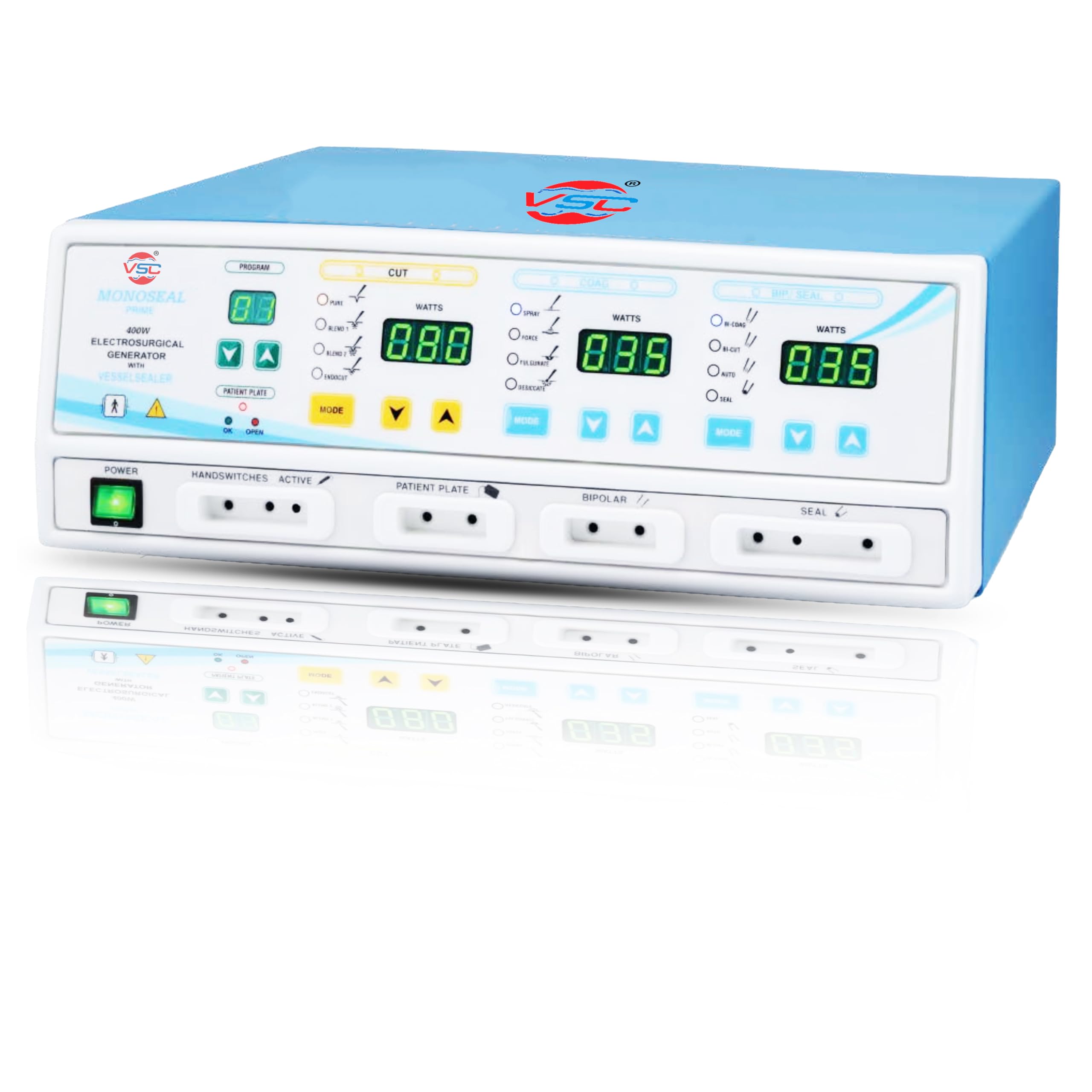 VSC Monoseal Prime 400Watt Cautery Machine with Vessel Sealing System | Electrosurgical Generator | Diathermy Sealer | Electrocautery Unit | Laparoscopy Endoscopy Surgery Surgical Cautery Set 1