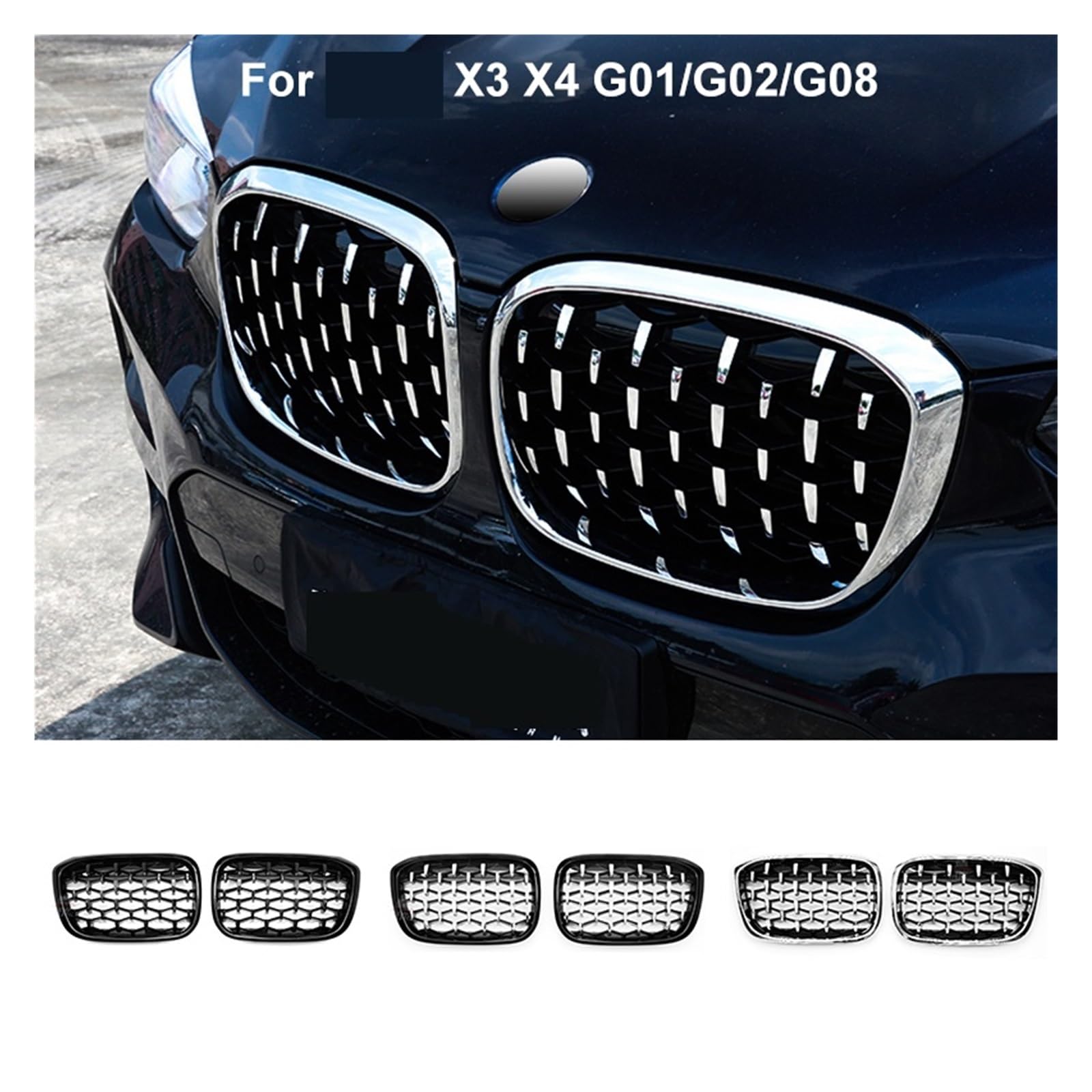 Amazon | グリルフロントバンパー車グリルデザインアクセサリー、BMW