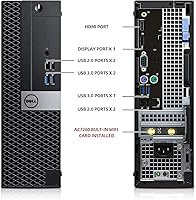 Vista 2 de Dell Computadoras de escritorio OptiPlex 3040, Intel Core i7-6700 3.4GHz, 16 GB Ram nuevo SSD de 512 GB, Intel AC7260 WiFi Bluetooth integrado