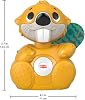Fisher-Price Linkimals Boppin’ Beaver - UK English Edition, Light-up Musical Activity Toy for Baby, GXD79