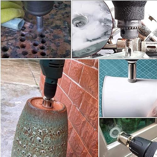 Miniatura 6 de Brocas de diamante de 5 pulgadas Juego de brocas de sierra de agujero de vidrio para cerámica de vidrio Porcelana Azulejo de cerámica mármol