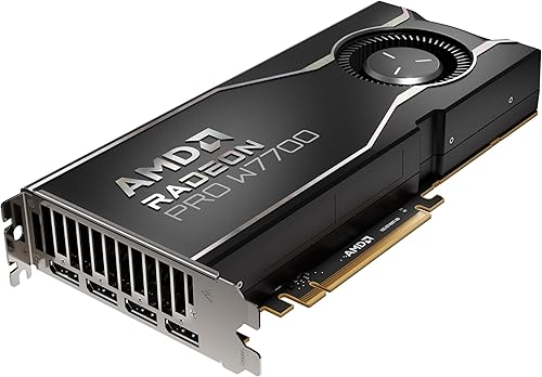 AMD Radeon Pro W7700 16GB (RDNA 3 — galinė pusė