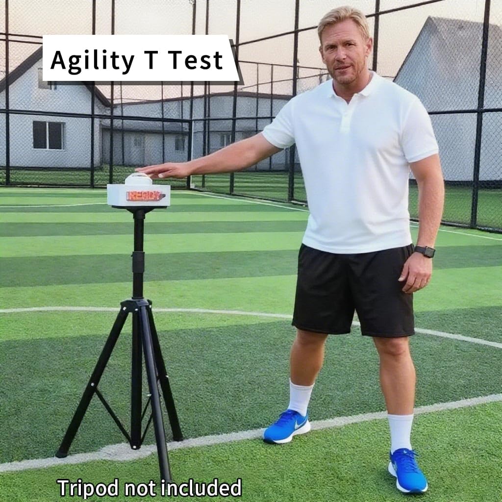 Speed Training Timer with Button Control for Basketball,Football,Soccer,Track & Agility Tests and Video Recording Controller