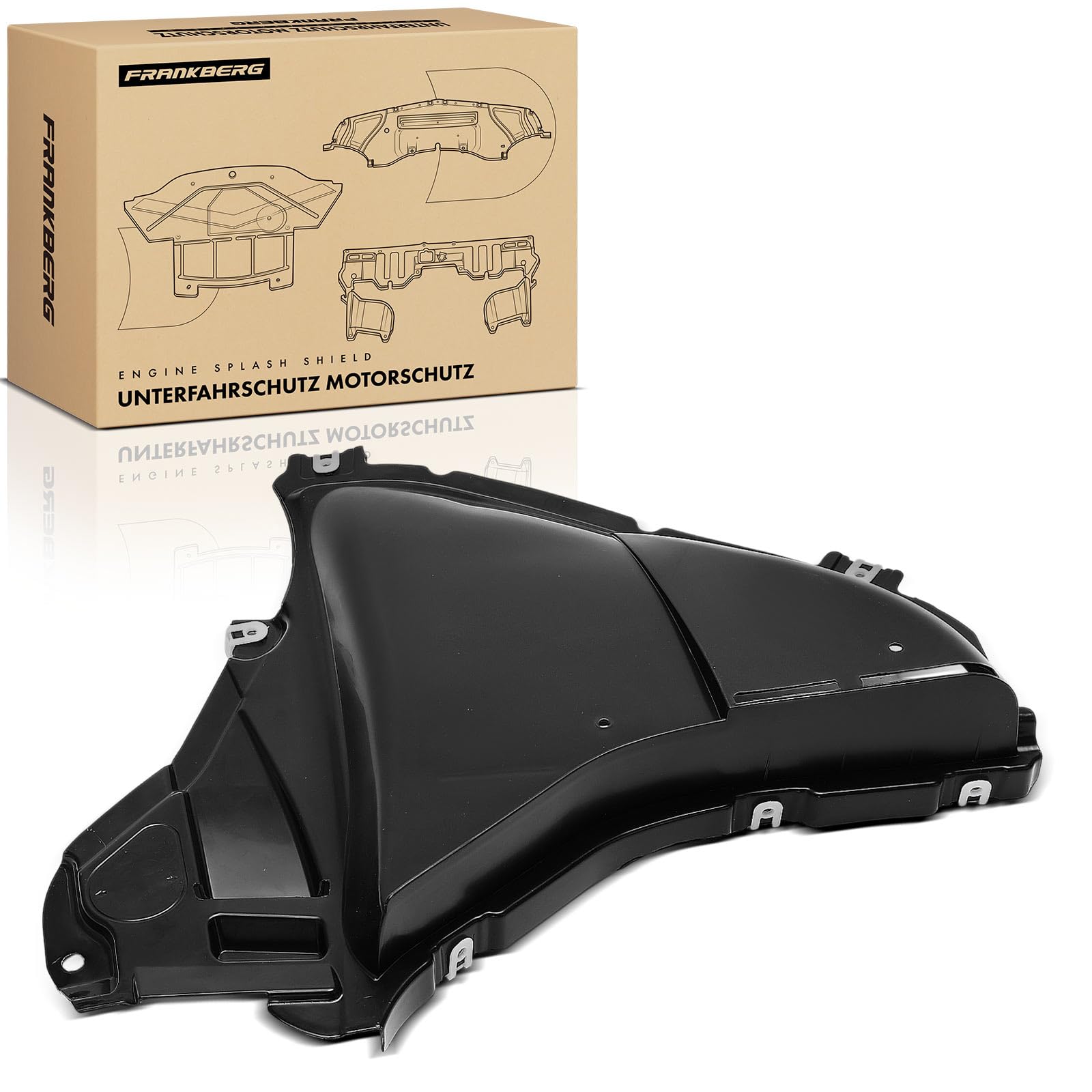 Frankberg Protezione sottoscocca motore anteriore sinistra inferiore | Compatibile con: Serie 5 Touring G31, Serie 5 F90 G30