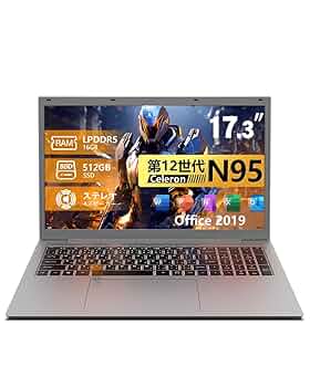 Amazon.co.jp: VETESA ノートパソコン 17.3インチ N95 ノートPC