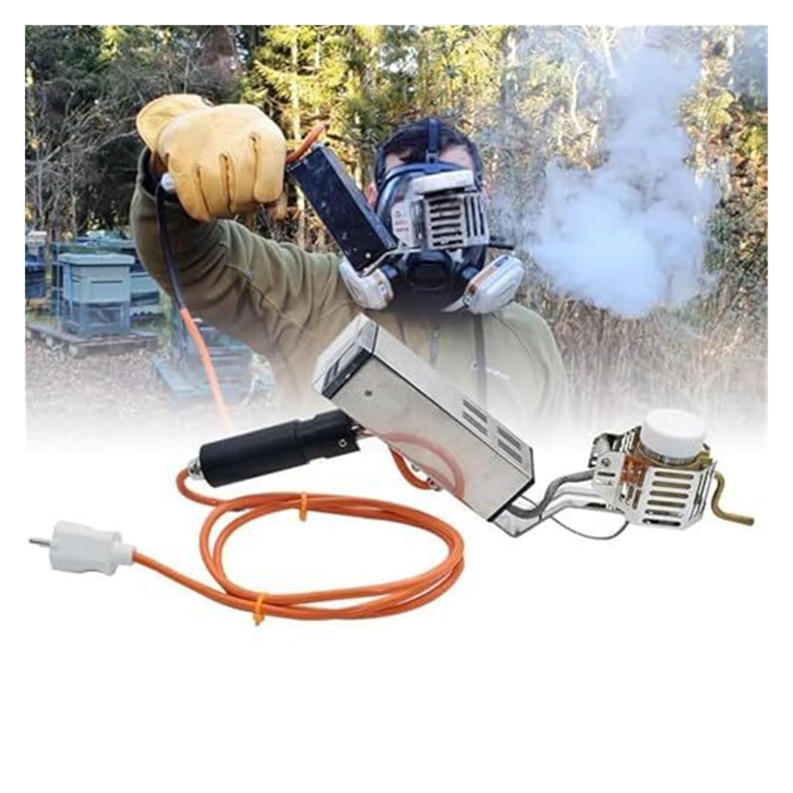 Vaporizzatore di acido ossalico per apicoltura,Pistola a spruzzo portatile per il trattamento degli acari dell'alveare,Attrezzature e forniture essenziali per la cura dell'alveare