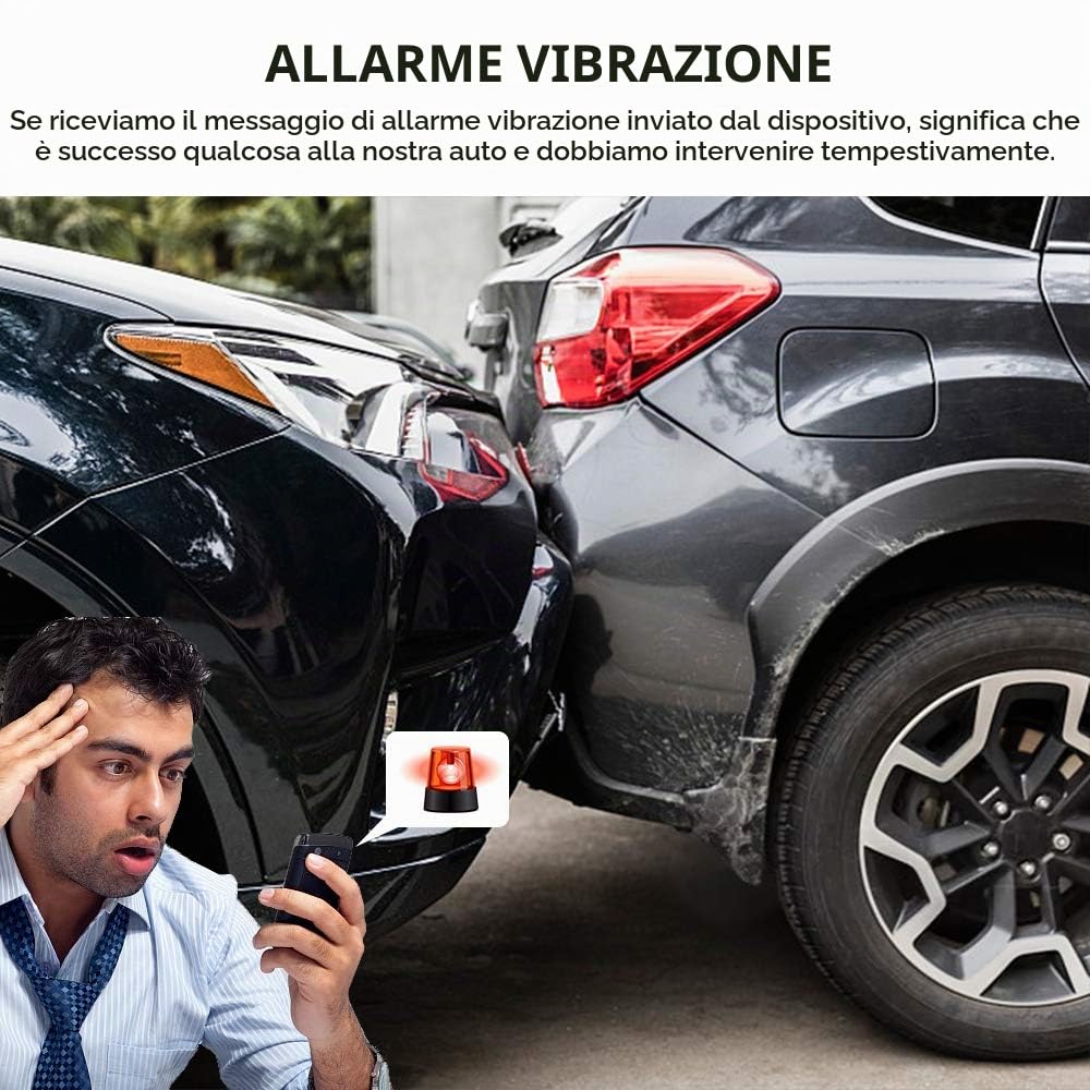 4G Localizzatore GPS per Auto/Camion/Moto GPS Tracker Tracciatore di Posizione in Tempo Reale, Magnete forte e impermeabile, APP con Geo-fence Alarm e allarme antifurto