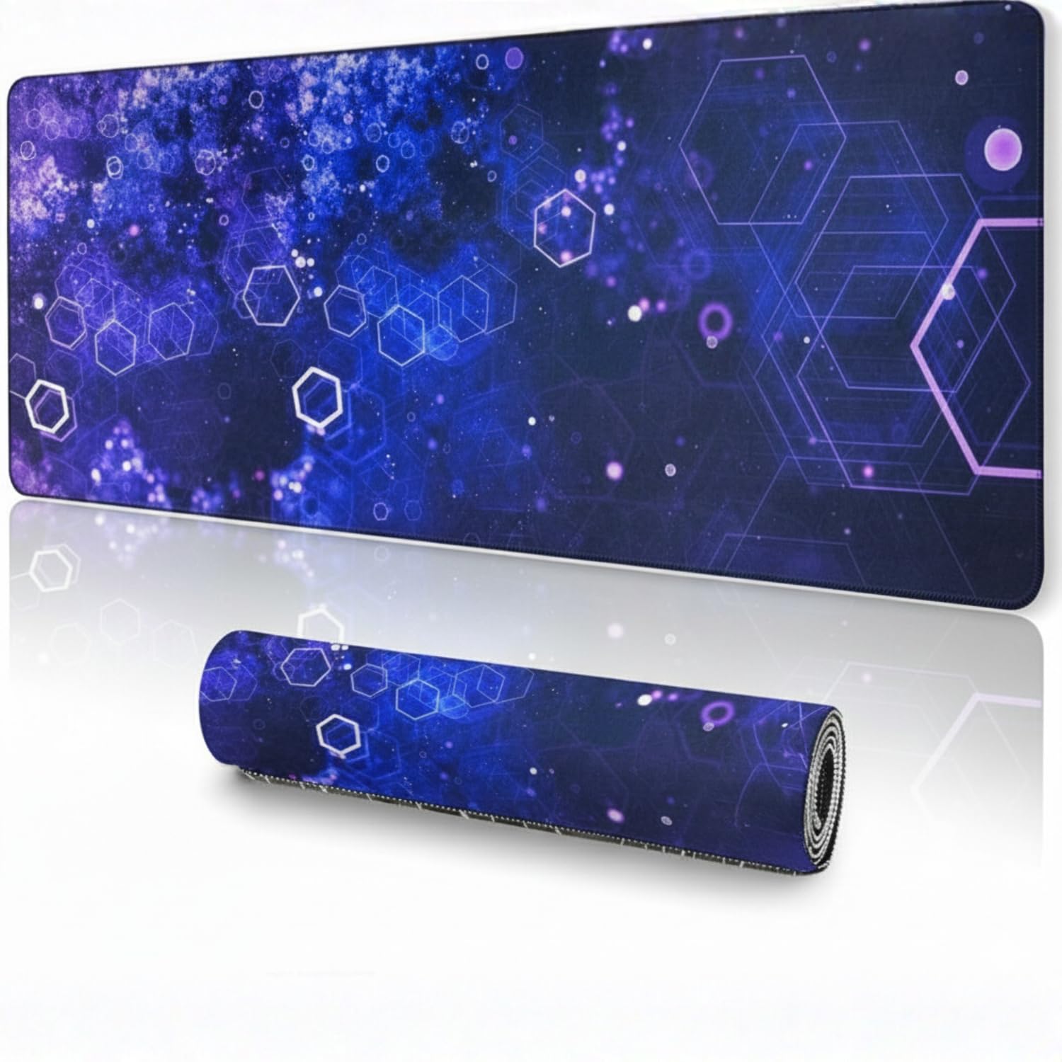 Saco XXL Gaming Mouse Pad for PC – Large Desk Mat 900×400×3mm, Extended Non-Slip Rubber Base, Waterproof Surface, Topographics Design, Big Keyboard Mouse Pad for Office & Home Setup — Amazon image 13
