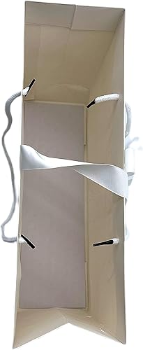 Miniatura 7 de 14 bolsas de regalo para el novio de 7 equipos y la novia de 7 equipos, con impresión de lámina plateada y dorada. Tamaño grande de 14 x 10 x 4.5