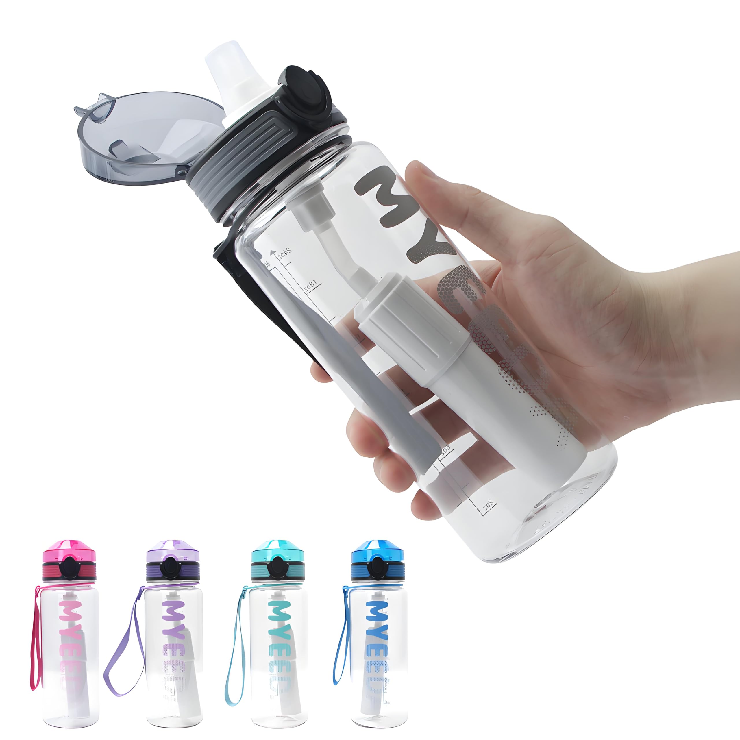 Amazon｜【医療器具にも使用の樹脂製】MYEEDA 浄水ポット 水筒 1