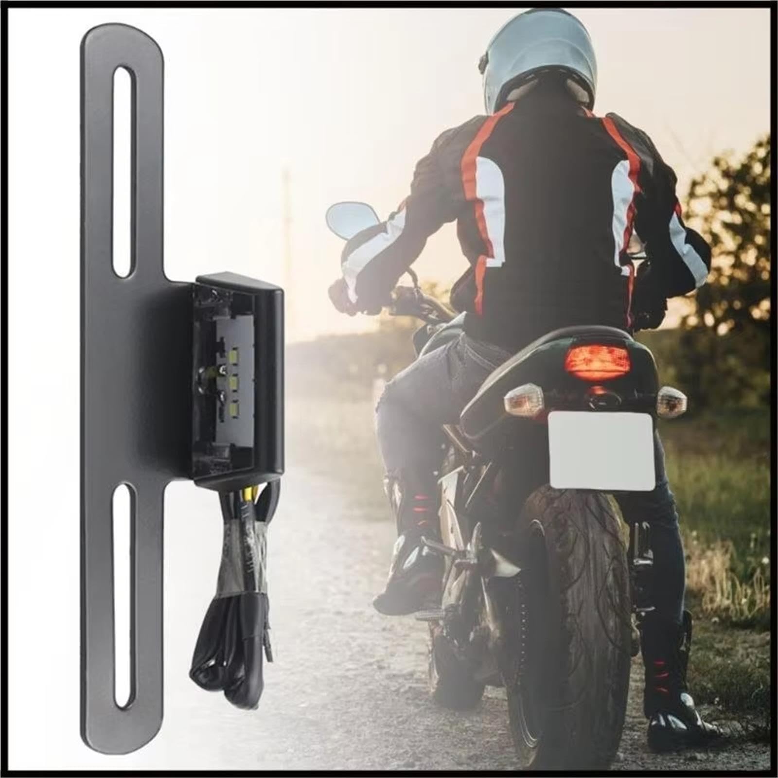 Porte-plaque Moto Support Numéro Support Plaque D'immatriculation Moto