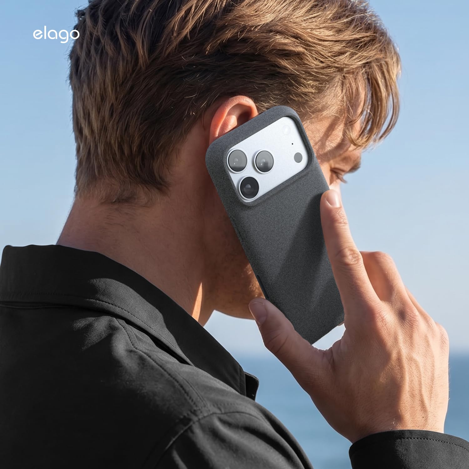 elago Magnetic Pebble Case for iPhone 18 Pro Max & iPhone 17 Pro Max Gray — Amazon image 9