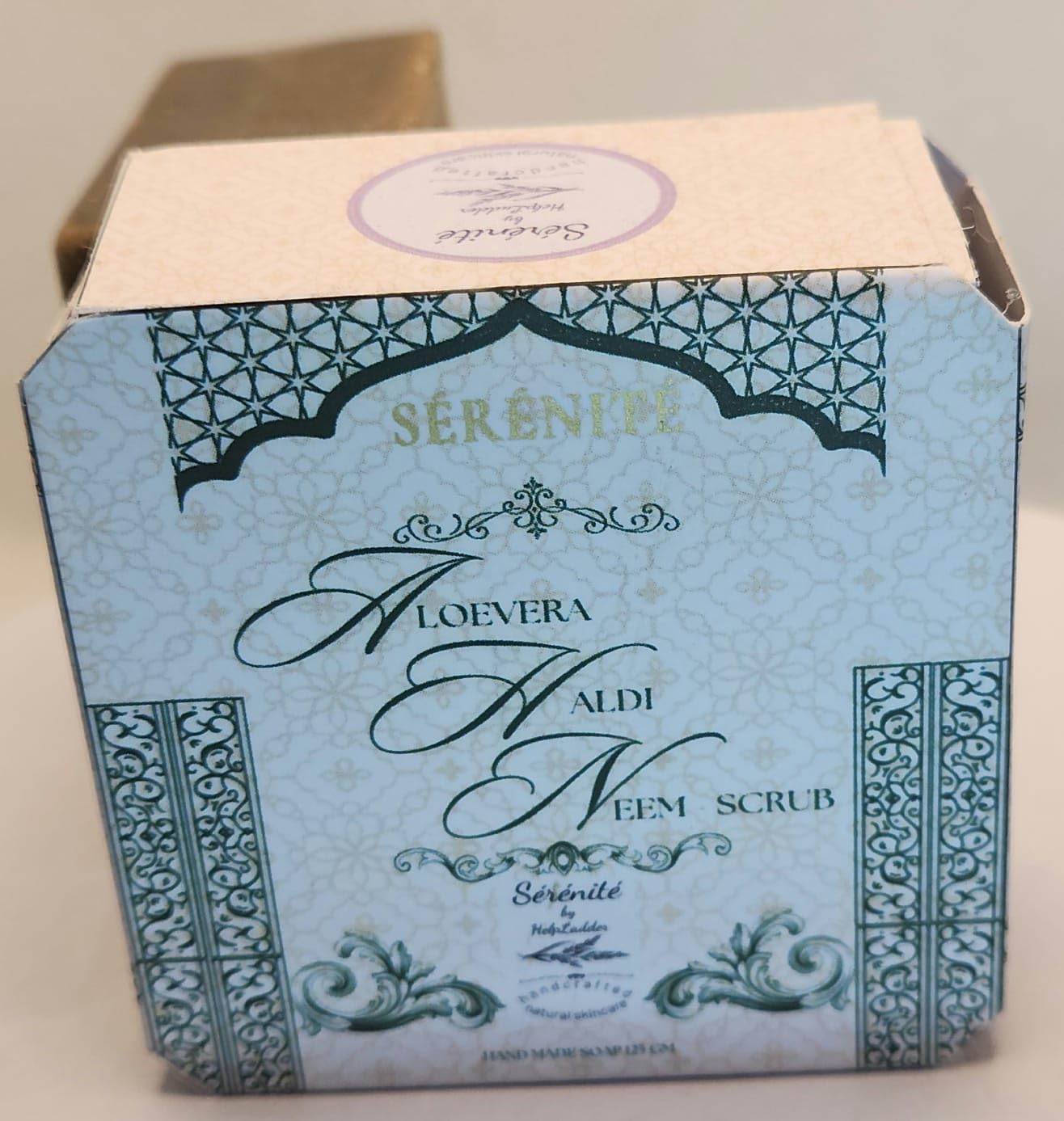 SÉRÉNITÉ Serenite Hand Crafted Natural Paraben Free Alovera Haldi Neem Body Scrub (250 grams)-image-12