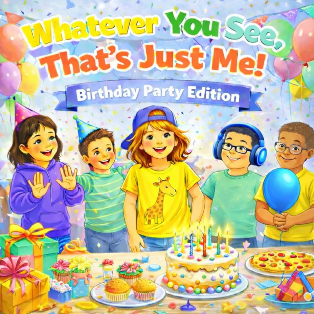 Whatever You See, That's Just Me! Birthday Party Edition: A Children's Picture Book About Accepting and Respecting Neurodivergence