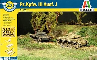 Italeri 7507S Pz.Kpfw.III Ausf.J (2 Fast Assembly Models)