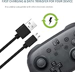 Compatible for Xbox one Controller Quick Charger Charging Cable, Micro USB 2.0 Data Sync Cord Compatible for Xbox one S/Xbox one X Controller Wire (10FT)