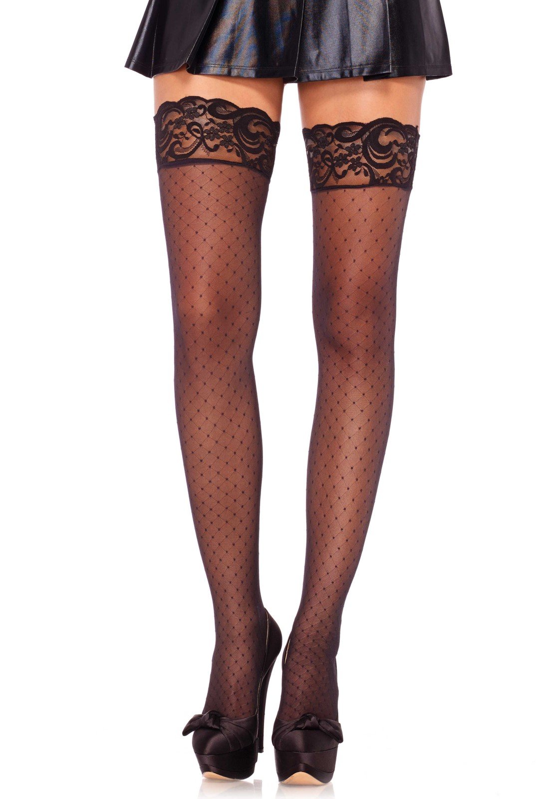 Leg AvenueWomen's Lace Top Thigh High