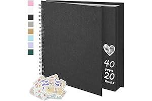 DIY 7X7 Inch Kraft Blank Paper Scrapbook Photo Album