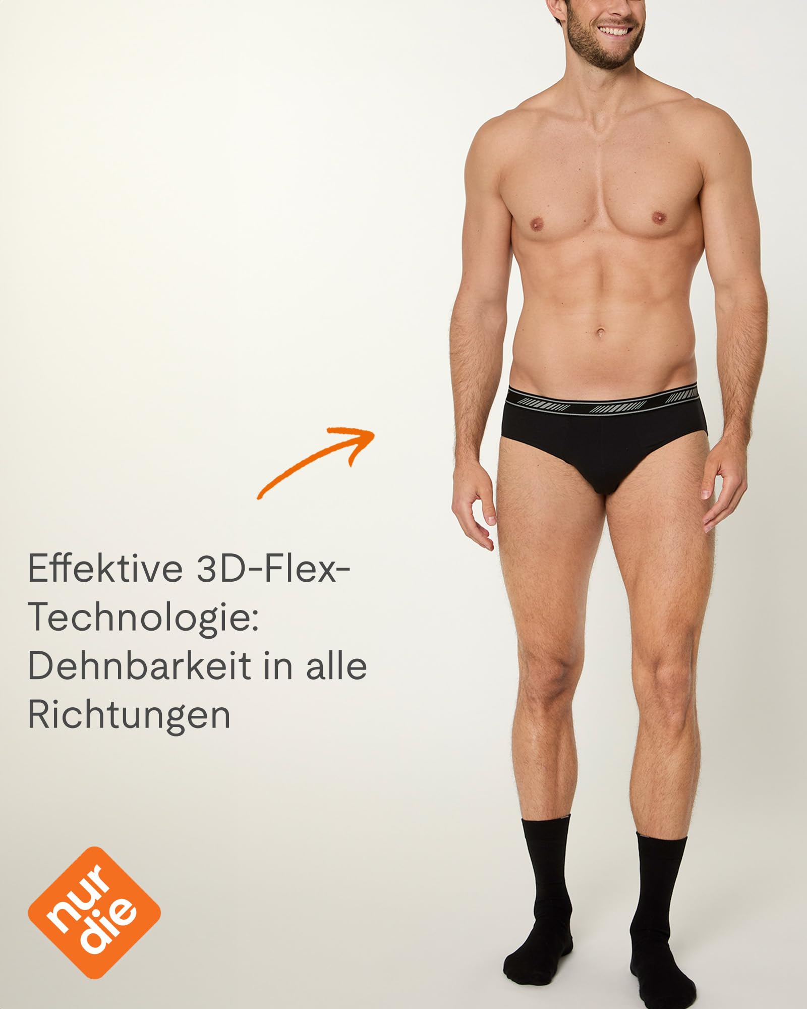 Nur Die 6er Pack 3D Flex Classic Slip Aus Atmungsaktiver Baumwolle Bewegungsfreiheit Männer Unterhosen Ropa Interior Hombre (Pack de 6)