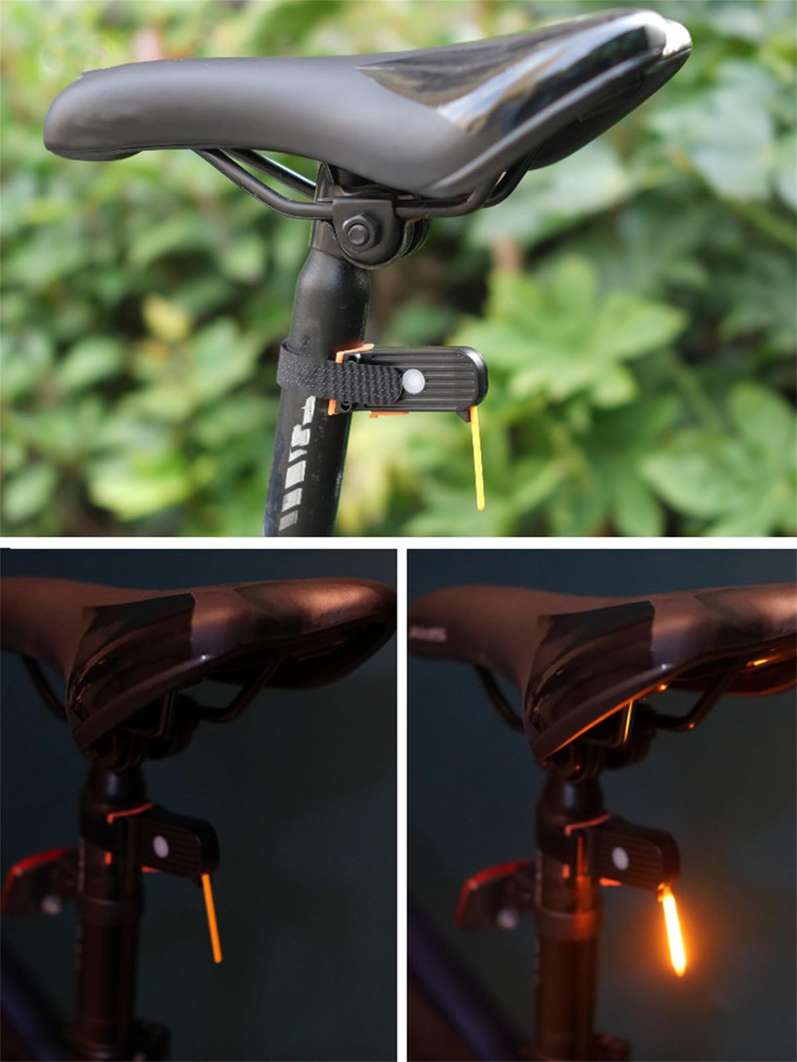 Feu Arrière de Vélo LED Feu Arrière d'avertissement de Sécurité de Vélo