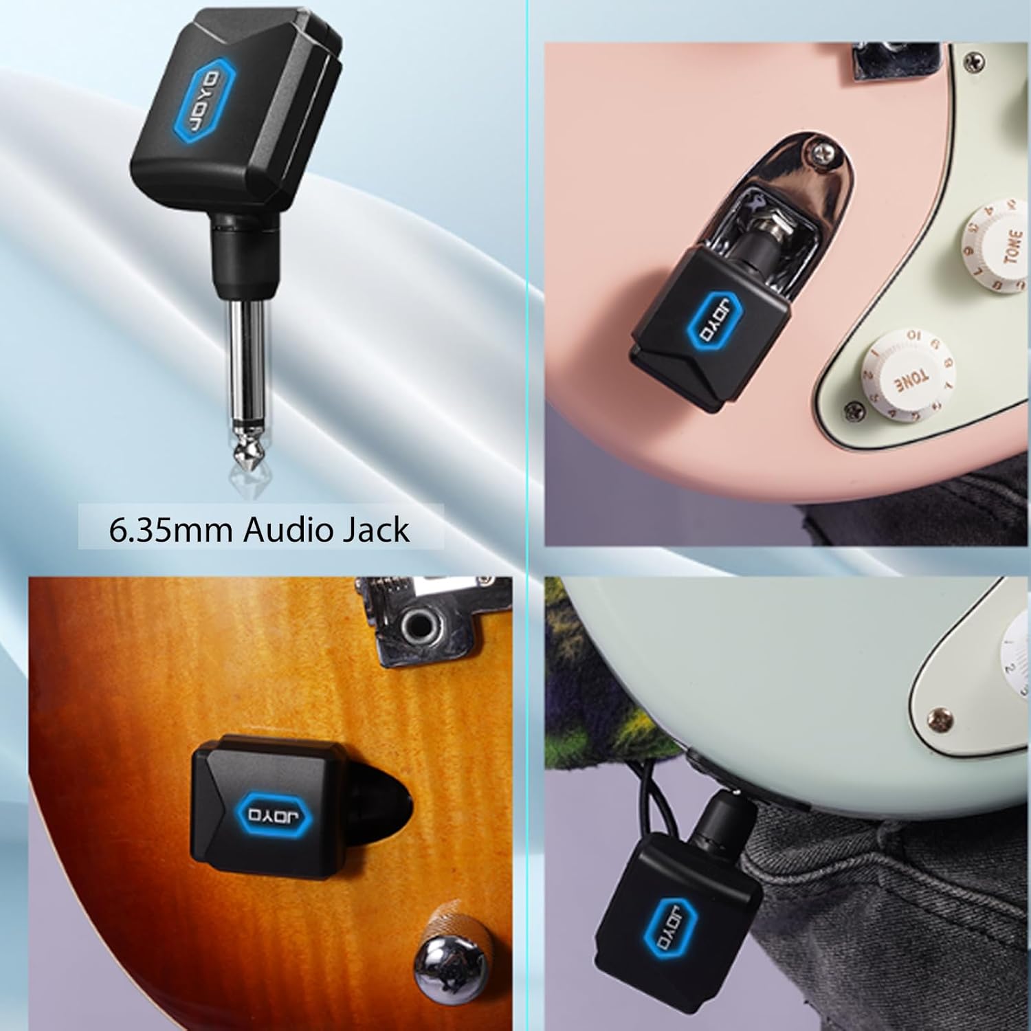 JOYO JW-06 Wireless System showing anti-interference and channel switching