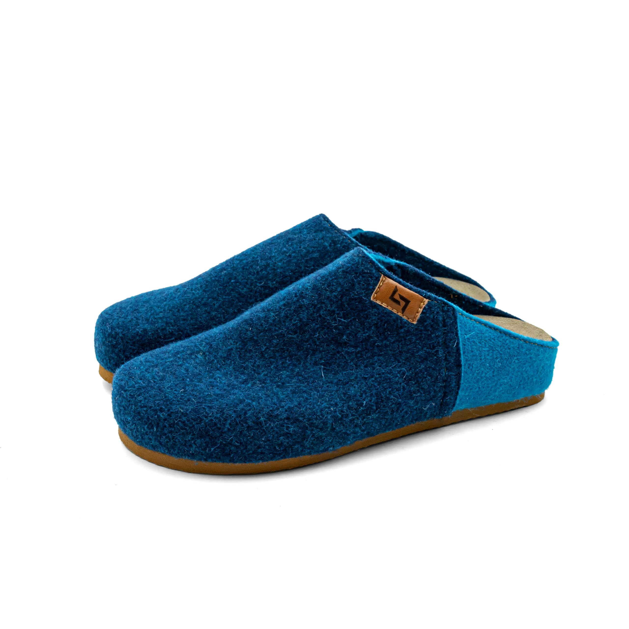 LEVITAS - HOT 01 - Pantofole in Lana Agugliata | Suola in Microporosa, Antiscivolo, Senza Tacco | Made in Italy