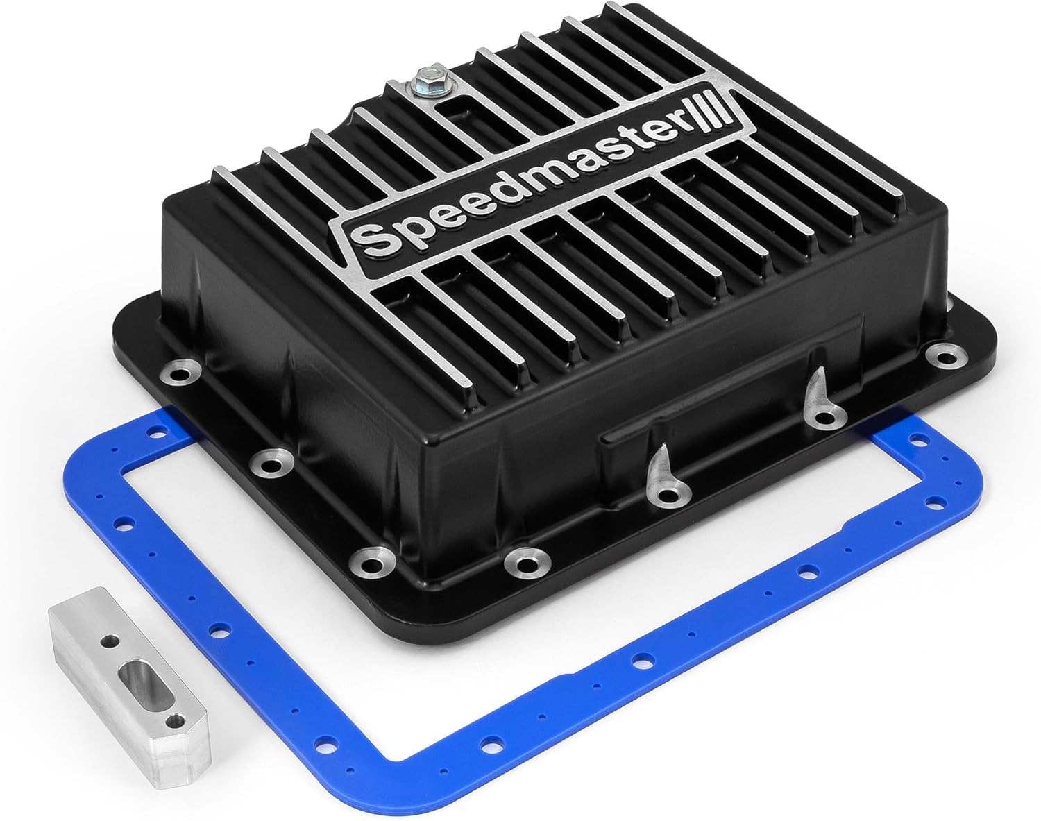 Speedmaster PCE221.1025 GM Powerglide Deep Cast Aluminum Transmission Oil Pan Black