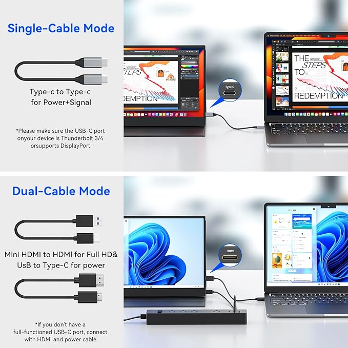 Monitor Extensor 15.6 FHD IPS miniatura 4
