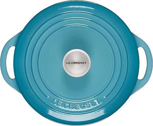 Miniatura 3 de Le Creuset Horno holandés redondo de hierro fundido esmaltado 275 cuartos de galón Caribe