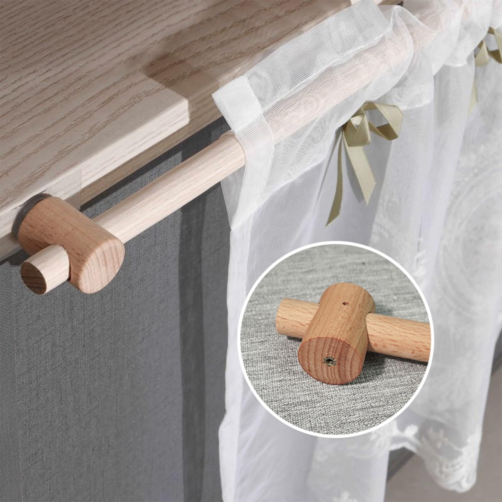 Tringle de 40 à 130 cm pour chambre à coucher et salon, sans perçage, idéale pour la salle de bain et l'extérieur, longueur 120 cm / 47.2in