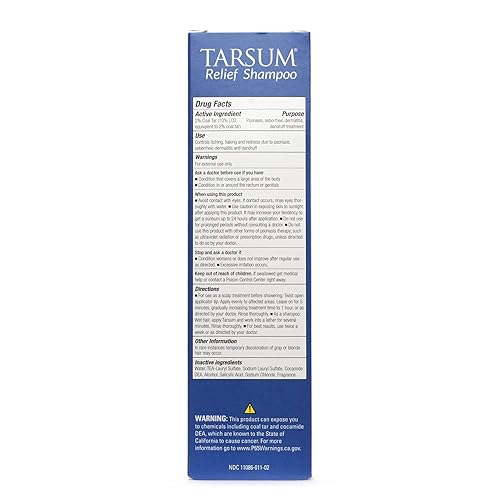 Miniatura 5 de Tarsum Champú para psoriasis champú y acondicionador de alquitrán de carbón para psoriasis del cuero cabelludo dermatitis seborreica caspa severa y