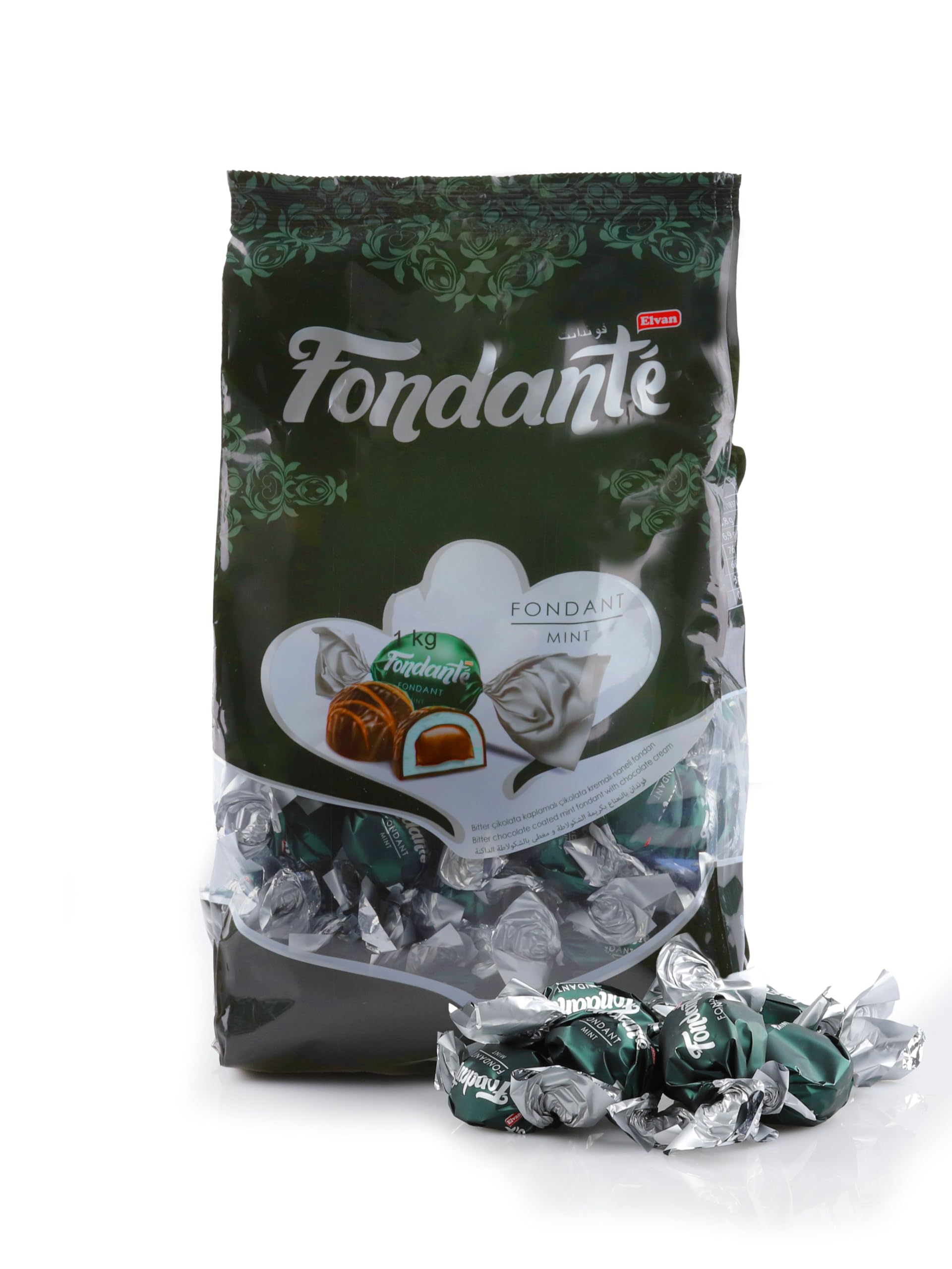 Elvan Fondante Mint Chocolate, 1 Kg