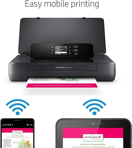 Miniatura 7 de HP OfficeJet 200 Impresora portátil con impresión inalámbrica y móvil (CZ993A) (renovada)